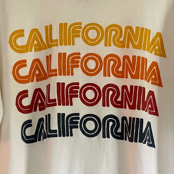 Aviator Nation California Repeat Crew Ringer Tee ~ Size XXL ~ (Rare) Unisex - Picture 4 of 8
